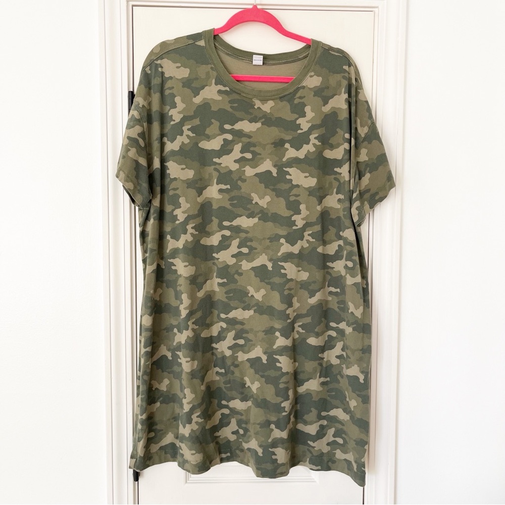 Old Navy XXL Camouflage T-Shirt Dress